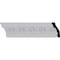 Ekena Millwork 3 7/8"H x 2 1/8"P x 4 1/2"F x 94 1/2"L Hampshire Crown Moulding MLD03X02X04HA - alternate 1